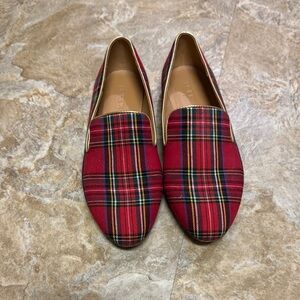 Stewart Tartan Smoking Loafers